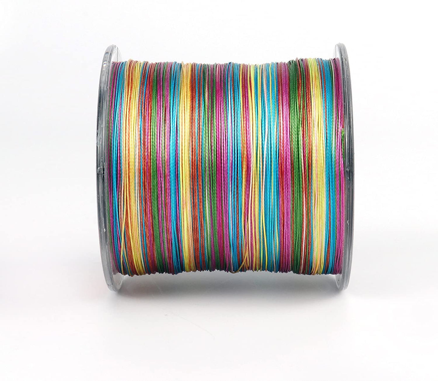 8 Strands Braided Fishing Line - High Visibility Colored Braid Line, Super Strong, Abrasion Resistant, No Stretch, 328Yds/546Yds/1093Yds, 12Lb to 100Lb for Saltwater or Freshwater Fishing