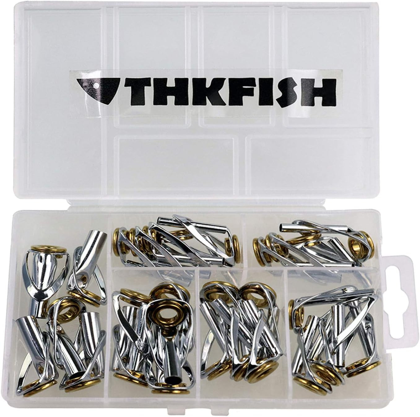 Saltwater Rod Tip Repair Kit Heavy Duty Rod Repair Kit Stainless Steel Ceramics Fishing Rod Replacement Tips 30Pcs/40Pcs
